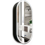 Шкаф с зеркалом для ванной Silver Mirrors Soho-Black 500x1000 / LED-00002612