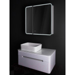 Шкаф с зеркалом для ванной Silver Mirrors Alliance 805x800 / LED-00002516