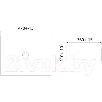 Умывальник IDDIS Slide SLIBM02i27