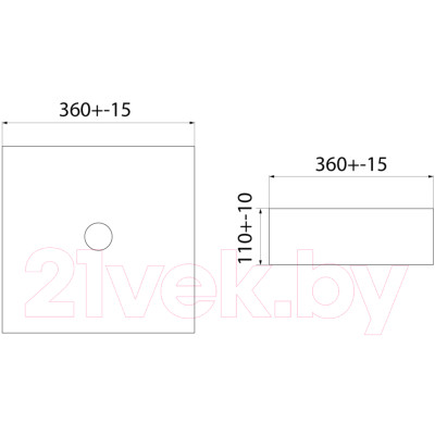 Умывальник IDDIS Slide SLIWS01i27