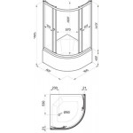 Душевой уголок Triton Стандарт Б 90x90