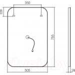 Зеркало Silver Mirrors Стив 50.5x75 / LED-00002582