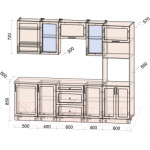 Кухонный гарнитур Интерлиния Тренд 2.5В