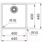 Мойка кухонная Franke FEX 110-40