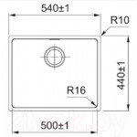 Мойка кухонная Franke FEX 110-50