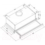 Вытяжка телескопическая Korting KHP 6975 GN