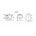 Унитаз подвесной Grossman GR-4475S