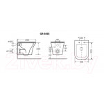 Унитаз подвесной Grossman GR-4463S