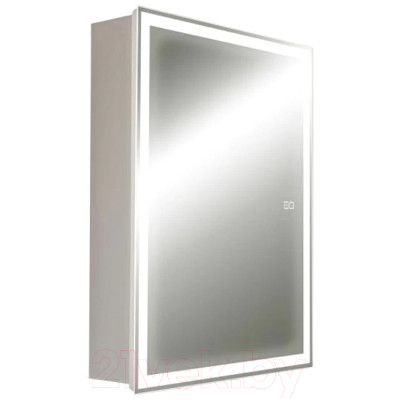 Шкаф с зеркалом для ванной Silver Mirrors Киото-2 60 L / LED-00002679