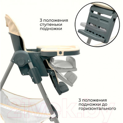 Стульчик для кормления Bubago Amelia / BG 103-4