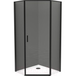 Душевой уголок BelBagno UNO-195-P-1-100-C-NERO