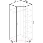 Шкаф Интермебель Марсель МР-10-B2