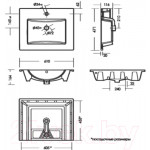 Умывальник Sanita Quadro 60 QDR60SLWB01