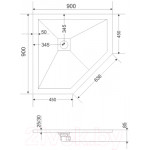 Душевой поддон Grossman Strong GR-S19090D