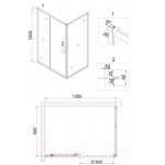 Душевой уголок Niagara 120x80 NG-62-12A-A80