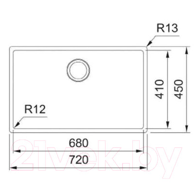 Мойка кухонная Franke BXX 210-68