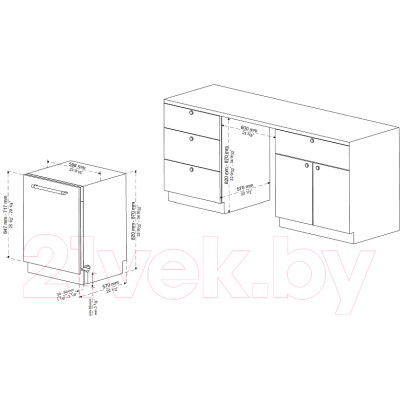 Посудомоечная машина Korting KDI 60898 I