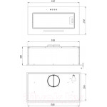 Вытяжка скрытая Akpo Mio 60 WK-11