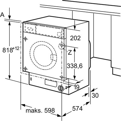 Стиральная машина встраиваемая Bosch WIW24342EU