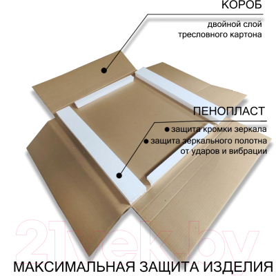 Зеркало Пекам Iva 1 45x90 / Iva1-45x90