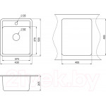 Мойка кухонная GRANULA ST-4202