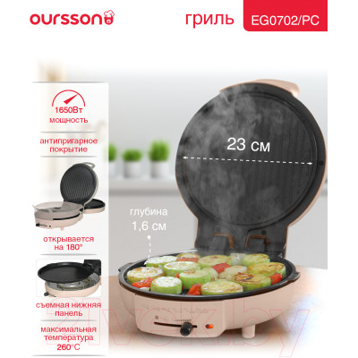 Электрогриль Oursson EG0702/PC