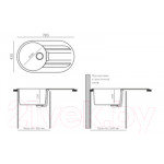 Мойка кухонная Tolero TL-780