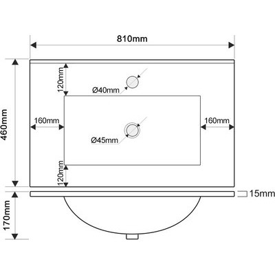 Тумба с умывальником ЗОВ Кито-2 80 / 2K80LW0MWM-OL80