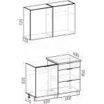 Кухонный гарнитур Интермебель Микс Топ-1 1.2м