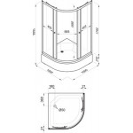 Душевой уголок Triton Стандарт В 100x100