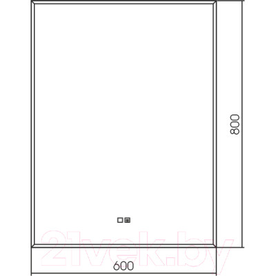 Зеркало Silver Mirrors Алмина 60x80 / ФР-00002223