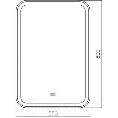 Зеркало Silver Mirrors Мальта 55x80 / ФР-00001215