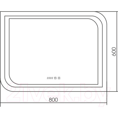 Зеркало Silver Mirrors Персей 80x60 / ФР-00001703