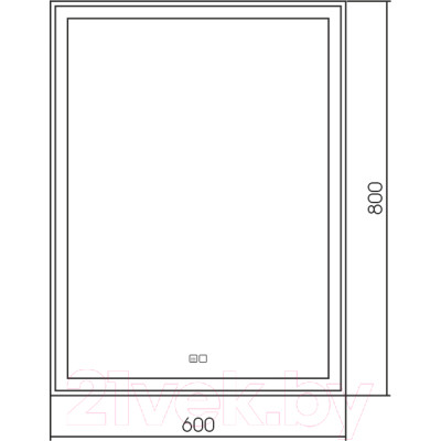 Зеркало Silver Mirrors Рига 60x80 / ФР-00001484