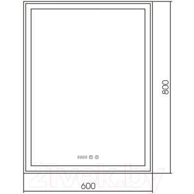 Зеркало Silver Mirrors Рига 60x80 / ФР-00001491