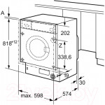 Стиральная машина встраиваемая Bosch WIW28542EU