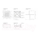 Душевой поддон МетаКам Universal S 90 / АПS_012481