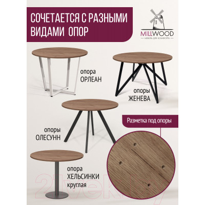 Столешница для стола Millwood D120x18