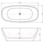 Ванна акриловая Aquatek Тера 170x78 AQ-128778Wt