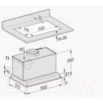 Вытяжка скрытая Miele DA 2558