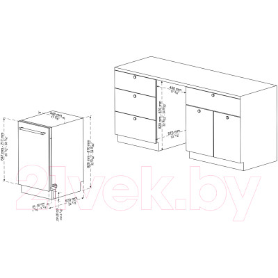 Посудомоечная машина Korting KDI 45898 I