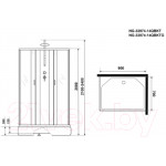 Душевая кабина Niagara NG-33974-14QBKT 90x70x200