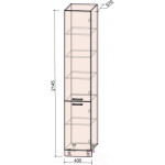 Шкаф-пенал кухонный Интерлиния Компо НШП-№2-2145