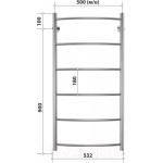 Полотенцесушитель водяной Stelmix ВПС П6 500x1000