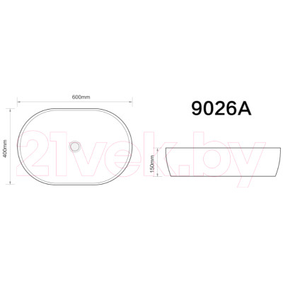 Умывальник Axus 60 / 9026A