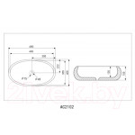 Умывальник Abber Bequem AC2102