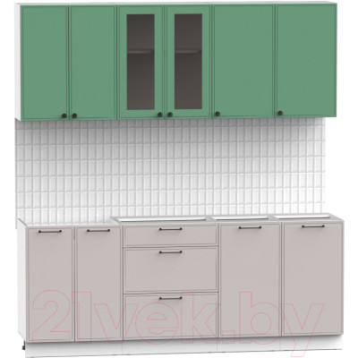 Кухонный гарнитур Интермебель Лион-15 2м без столешницы