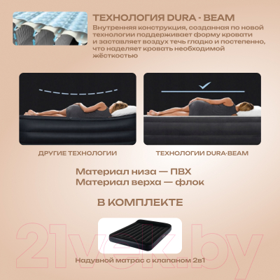 Надувной матрас Intex Pillow Rest 64143