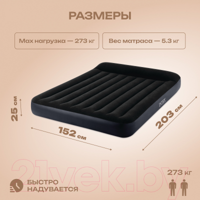 Надувной матрас Intex Pillow Rest 64143