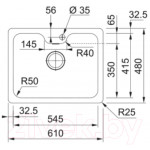 Мойка кухонная Franke Bell BCX 110-55 TL